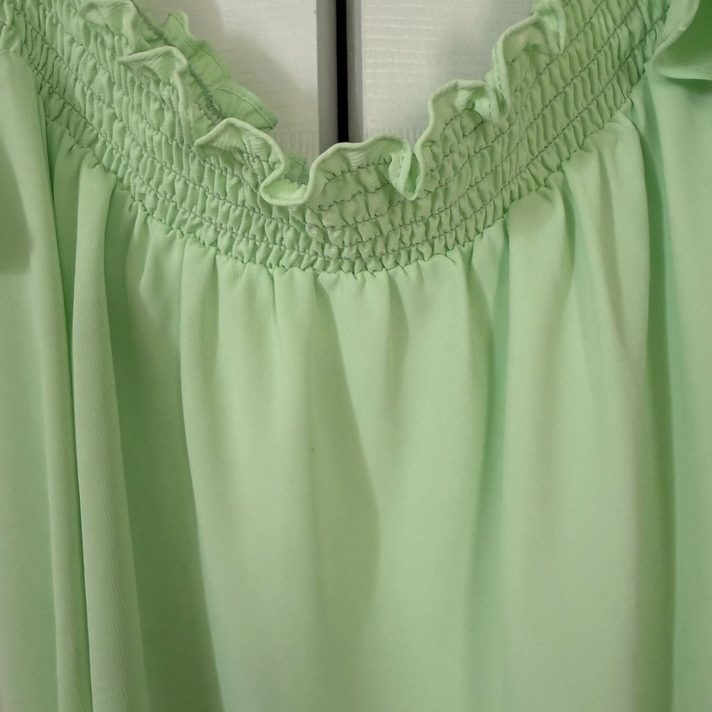 Amanda Uprichard Light Green Strapless Dress - Picture 5 of 5